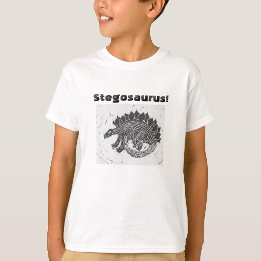 ステゴサウルスTシャツ Tシャツ (正面)