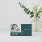 ステサスコープ医療看護テーマ 予約カード (スタンド正面)