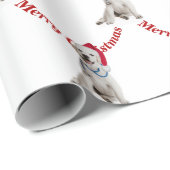 ステソスコープ付きクリスマスラブラドールリトリバー ラッピングペーパー (ロールコーナー)