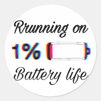 ステッおもしろいカー/ 1インチ ラウンドシール