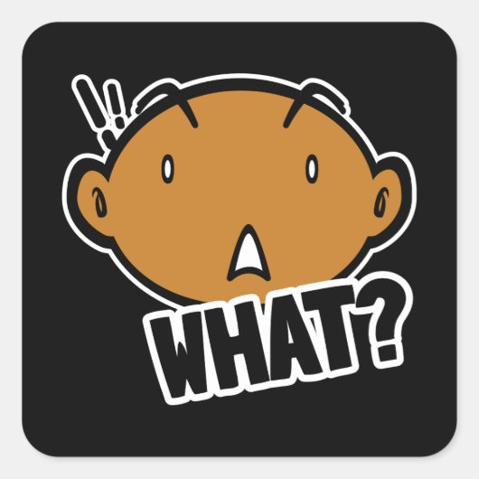 ステッおもしろいクデザイン スクエアシール (正面)