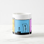 ステッおもしろいクマンハウスオブ鏡マグ コーヒーマグカップ (中央)