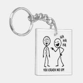 ステッおもしろいクマン キーホルダー (正面左)