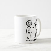ステッおもしろいクマン コーヒーマグカップ (正面右)