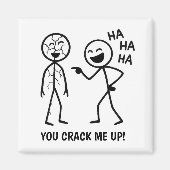 ステッおもしろいクマン マグネット (正面)