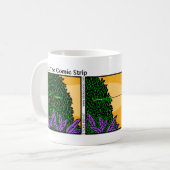 ステッおもしろいク吹マン コーヒーマグカップ (正面左)