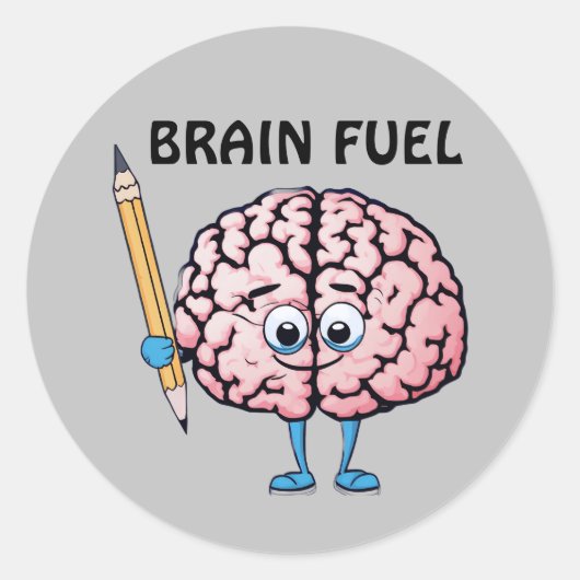 ステッおもしろいク ラウンドシール (正面)