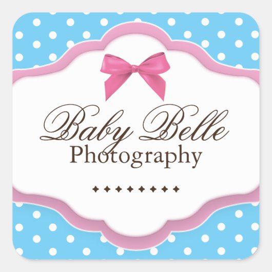 ステッお洒落カー スクエアシール (正面)