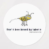 ステッお洒落クパック：青いバッタ、ない ラベル (デザイン2)