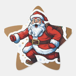 ステッすてきクワンダーランドフェスティバルクリスマスステッカー 星シール