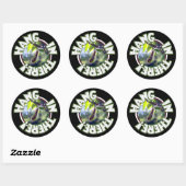 ステッつるクが入っている ラウンドシール (シート)