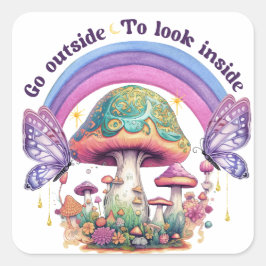 ステッやる気を起こさせるカー スクエアシール