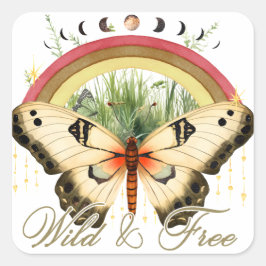 ステッやる気を起こさせるカー スクエアシール