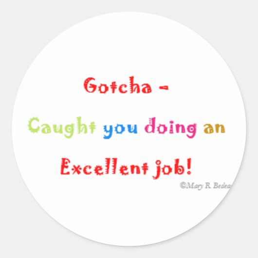 ステッやる気を起こさせるカー ラウンドシール (正面)