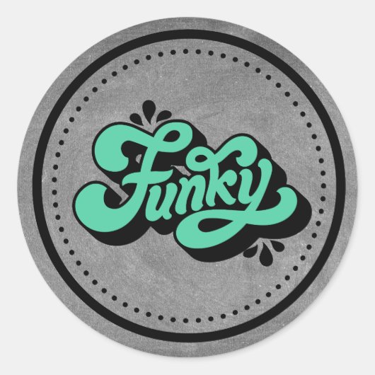 ステッやる気を起こさせるカー ラウンドシール (正面)