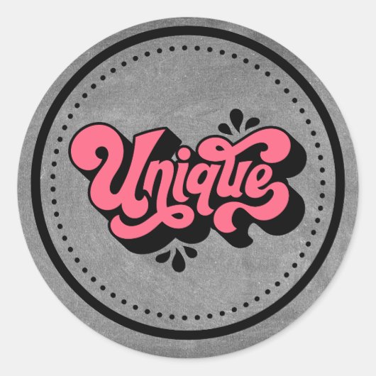 ステッやる気を起こさせるカー ラウンドシール (正面)