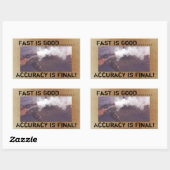 ステッやる気を起こさせるカー 長方形シール (シート)