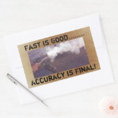 ステッやる気を起こさせるカー 長方形シール (封筒)