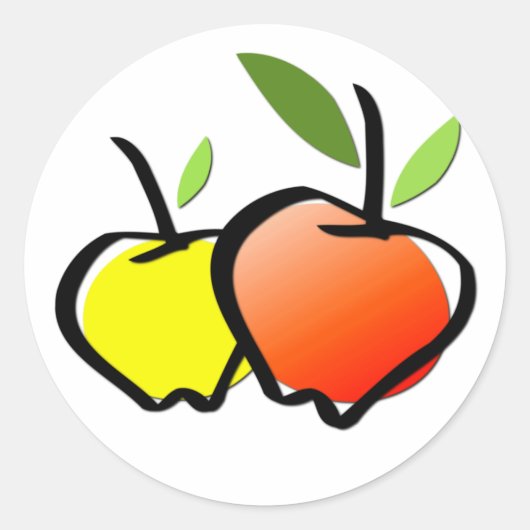 ステッオーガニックカーを作成 ラウンドシール (正面)