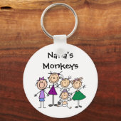 ステッカスタマイズクフィギュアキーホルダー キーホルダー (正面)