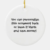 ステッカスタマイズクフィギュア子供ファミリーオーナメント セラミックオーナメント (裏面)