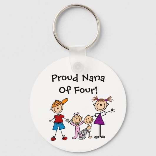 ステッカスタマイズクフィギュア子供ファミリーキーホルダー キーホルダー (正面)