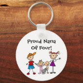 ステッカスタマイズクフィギュア子供ファミリーキーホルダー キーホルダー (正面)