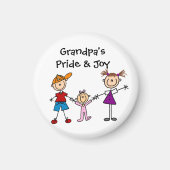 ステッカスタマイズクフィギュア磁石 マグネット (正面)