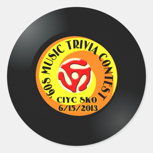 ステッカスタムカー4 ラウンドシール (正面)