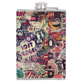 ステッカラフルカーの世界 フラスク (裏面)