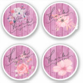 ステッカーありがとう シール (正面)