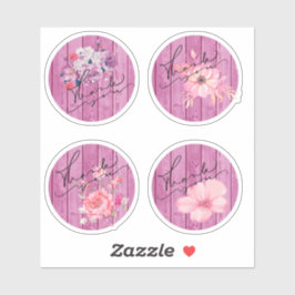 ステッカーありがとう シール