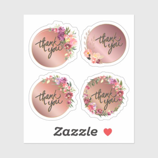 ステッカーありがとう シール (シート)