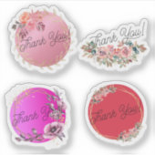 ステッカーありがとう シール (正面)