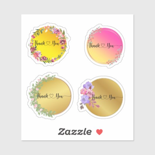 ステッカーありがとう シール (シート)