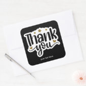 ステッカーありがとう スクエアシール (封筒)
