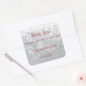 ステッカーありがとう スクエアシール (封筒)