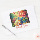 ステッカーありがとう スクエアシール (封筒)