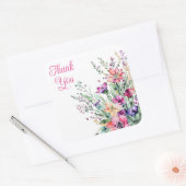 ステッカーありがとう スクエアシール (封筒)