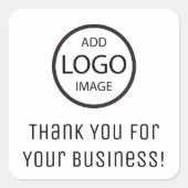 ステッカーありがとう スクエアシール (正面)