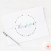 ステッカーありがとう ラウンドシール (封筒)