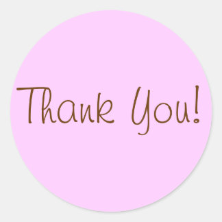 ステッカーありがとう！ ラウンドシール