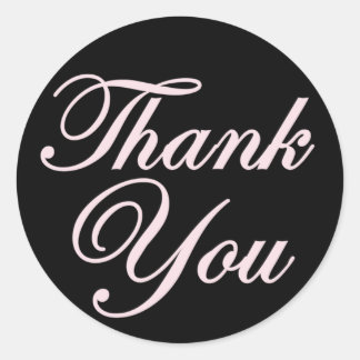 ステッカーありがとう ラウンドシール