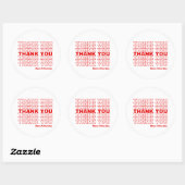 ステッカーありがとう ラウンドシール (シート)