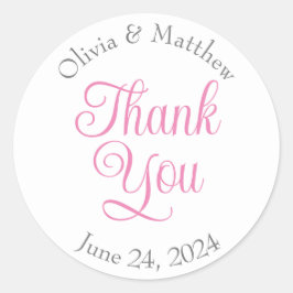 ステッカーありがとう ラウンドシール