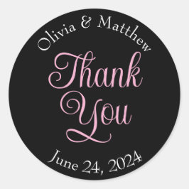 ステッカーありがとう ラウンドシール