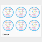 ステッカーありがとう ラウンドシール (シート)