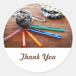 ステッカーありがとう ラウンドシール
