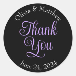 ステッカーありがとう ラウンドシール