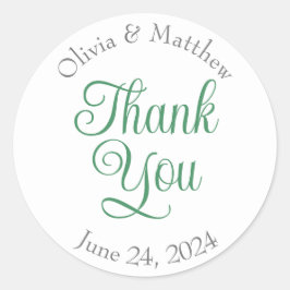 ステッカーありがとう ラウンドシール